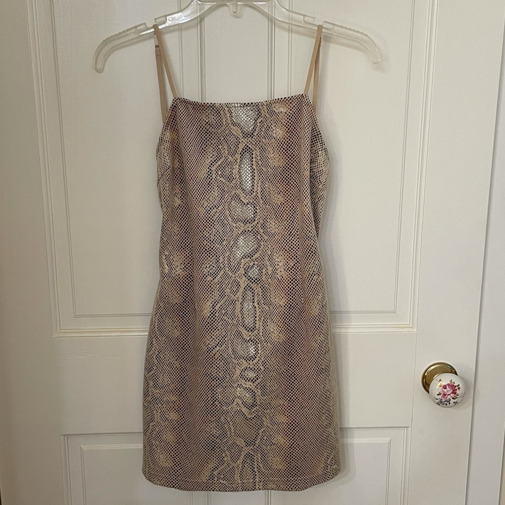 NWT Urban Outfitters Textured Snake Minidress